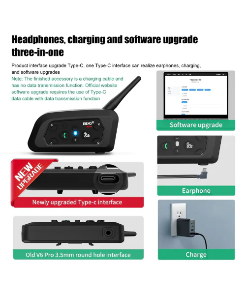 Ejeas Vnetphone V6 Pro Bluetooth Intercom (1 Yr Warranty) - Image 7
