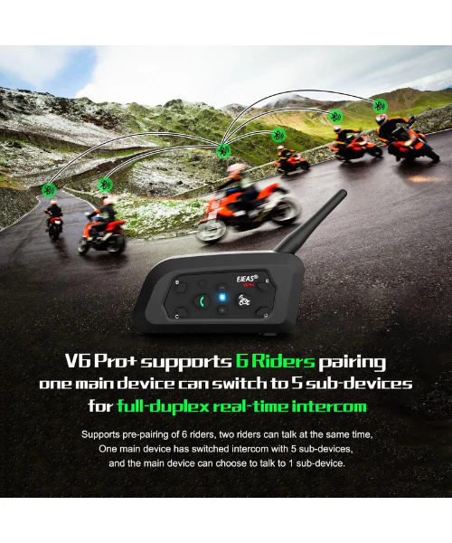 Ejeas Vnetphone V6 Pro Bluetooth Intercom (1 Yr Warranty) - Image 8