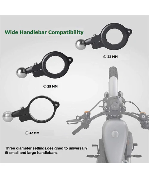 Yellowfin 17 MM Handle Bar Ball Buckle - Fixed Type - Image 3