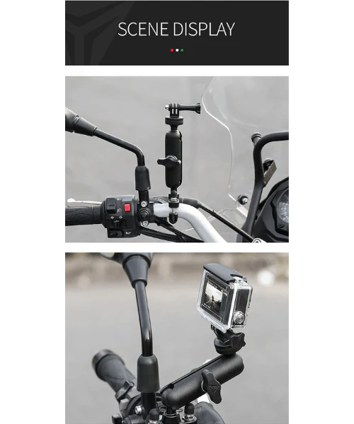 Yellowfin Aluminium Alloy Action Camera Mount Compatible with Gopro - 2 Attachments - Image 7