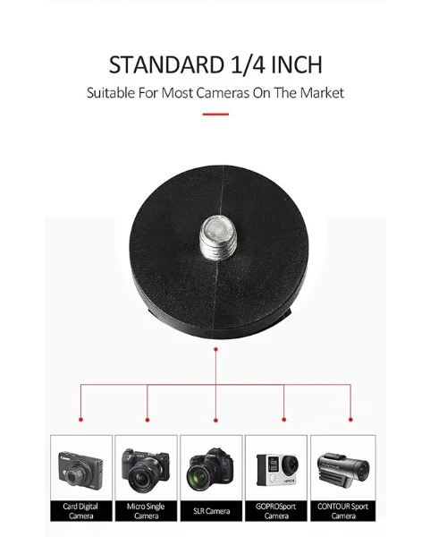Yellowfin Aluminium Alloy Action Camera Mount Compatible with Gopro - Handlebar Mount - Image 4