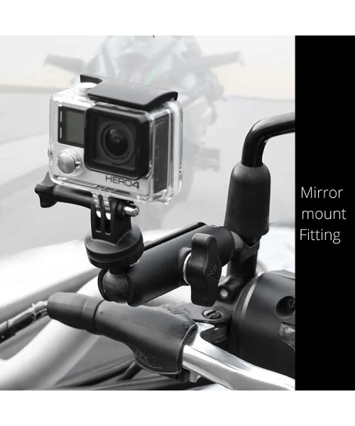 Yellowfin Aluminium Alloy Action Camera Mount Compatible with Gopro - Mirror Mount - Image 3