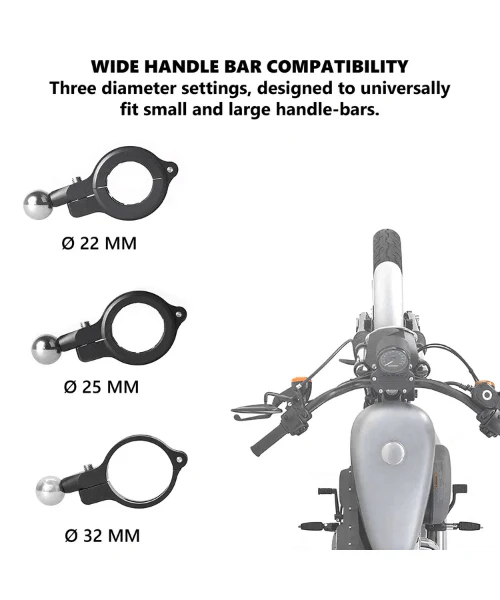 Yellowfin Claw-Grip with Fast QC 3.0 Mobile Holder with Charger for Bikes & Scooters - M6S Black - Image 5