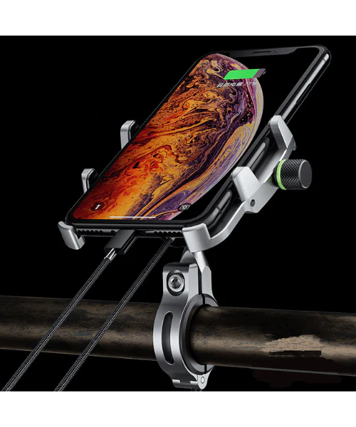 Yellowfin Claw-Grip with Fast QC 3.0 Mobile Holder with Charger for Bikes & Scooters - M6S Black - Image 8