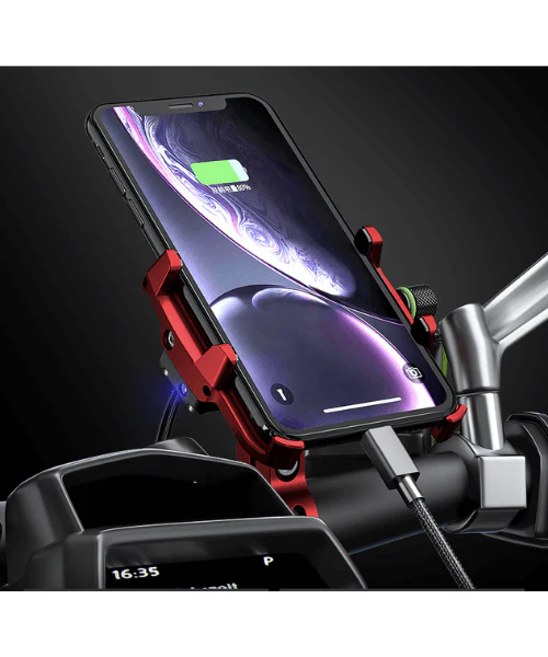 Yellowfin Claw-Grip with Fast QC 3.0 Mobile Holder with Charger for Bikes & Scooters - M6S Black - Image 9