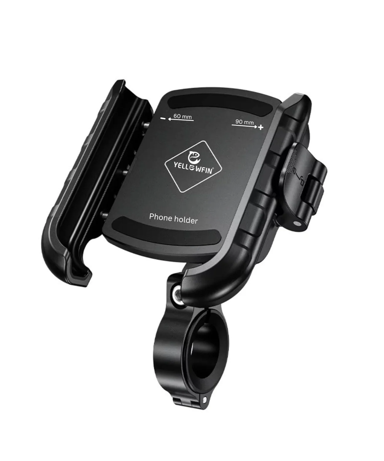 Yellowfin Jaw Grip Quick Release Bike Mobile Holder - M8S-QR