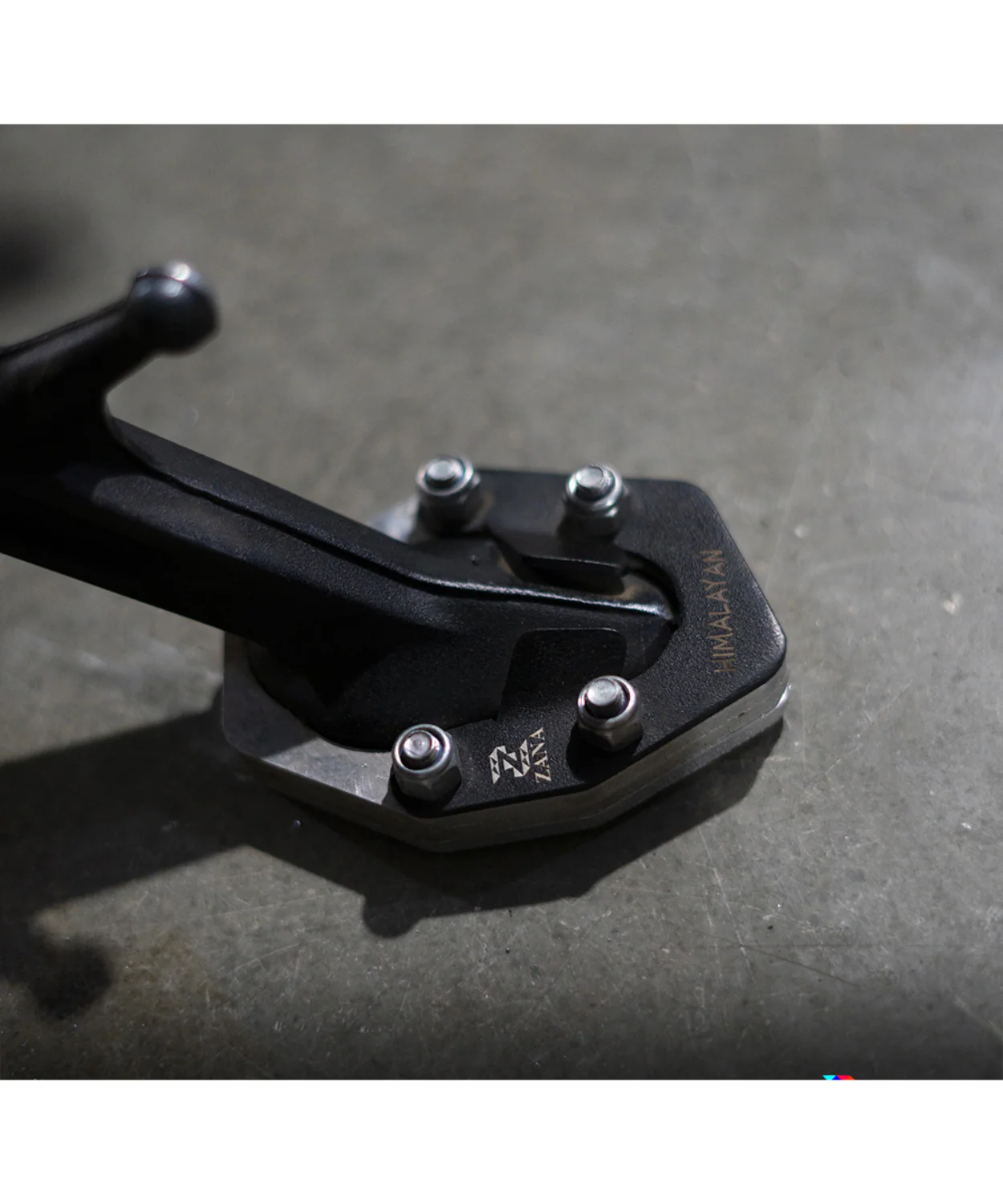 Zana Aluminium & Stainless Steel Side Stand Extender for Himalayan 450 - ZI-8431 - Image 7