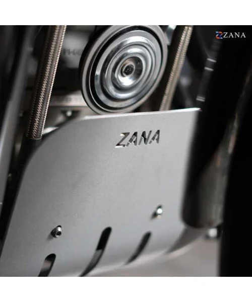 Zana Bash Plate Silver Aluminum For Super Meteor 650 - ZI-8289 - Image 3