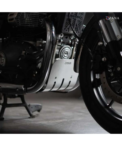 Zana Bash Plate Silver Aluminum For Super Meteor 650 - ZI-8289 - Image 4