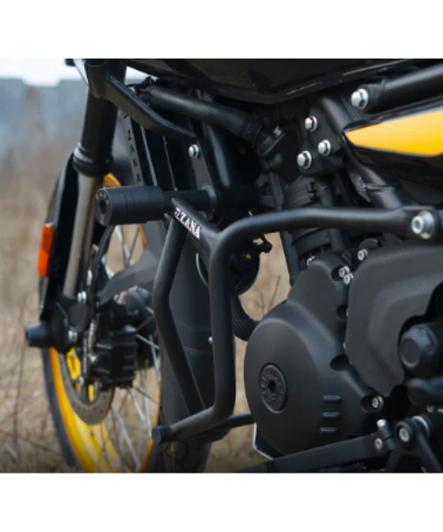 Zana Crash Guard for Himalayan 450 with Slider Black Texture Mild Steel Type-2 - ZI-8434 - Image 3