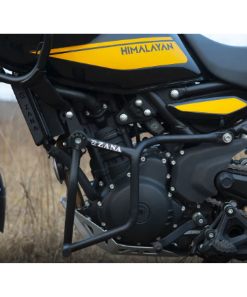 Zana Crash Guard for Himalayan 450 with Slider Black Texture Mild Steel Type-2 - ZI-8434 - Image 5