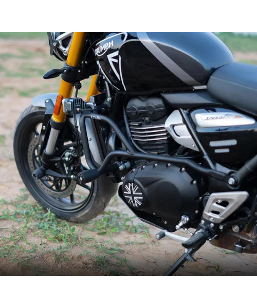 Zana Crash Guard With Slider Black For Triumph Speed 400 - ZI-8362 - Image 2
