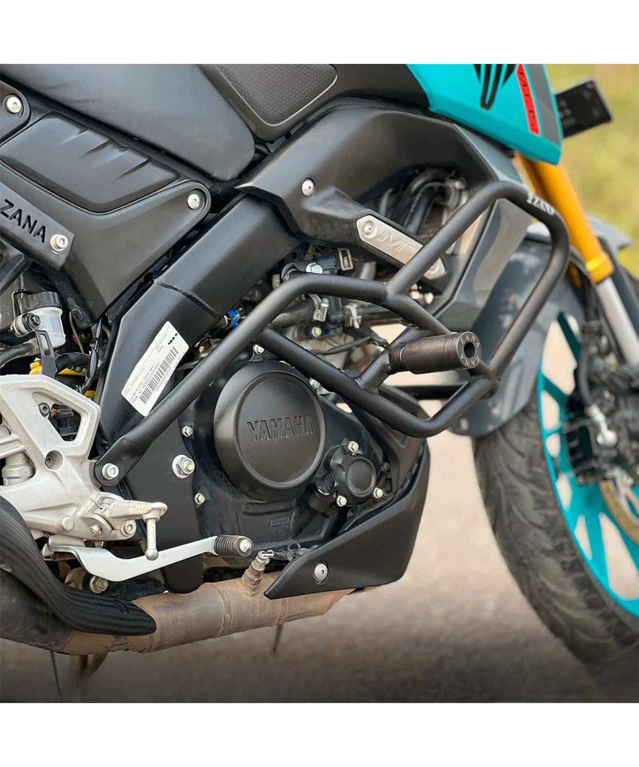 Zana Crash Guard with Slider Black for Yamaha MT 15 - ZI-8387 - Image 6