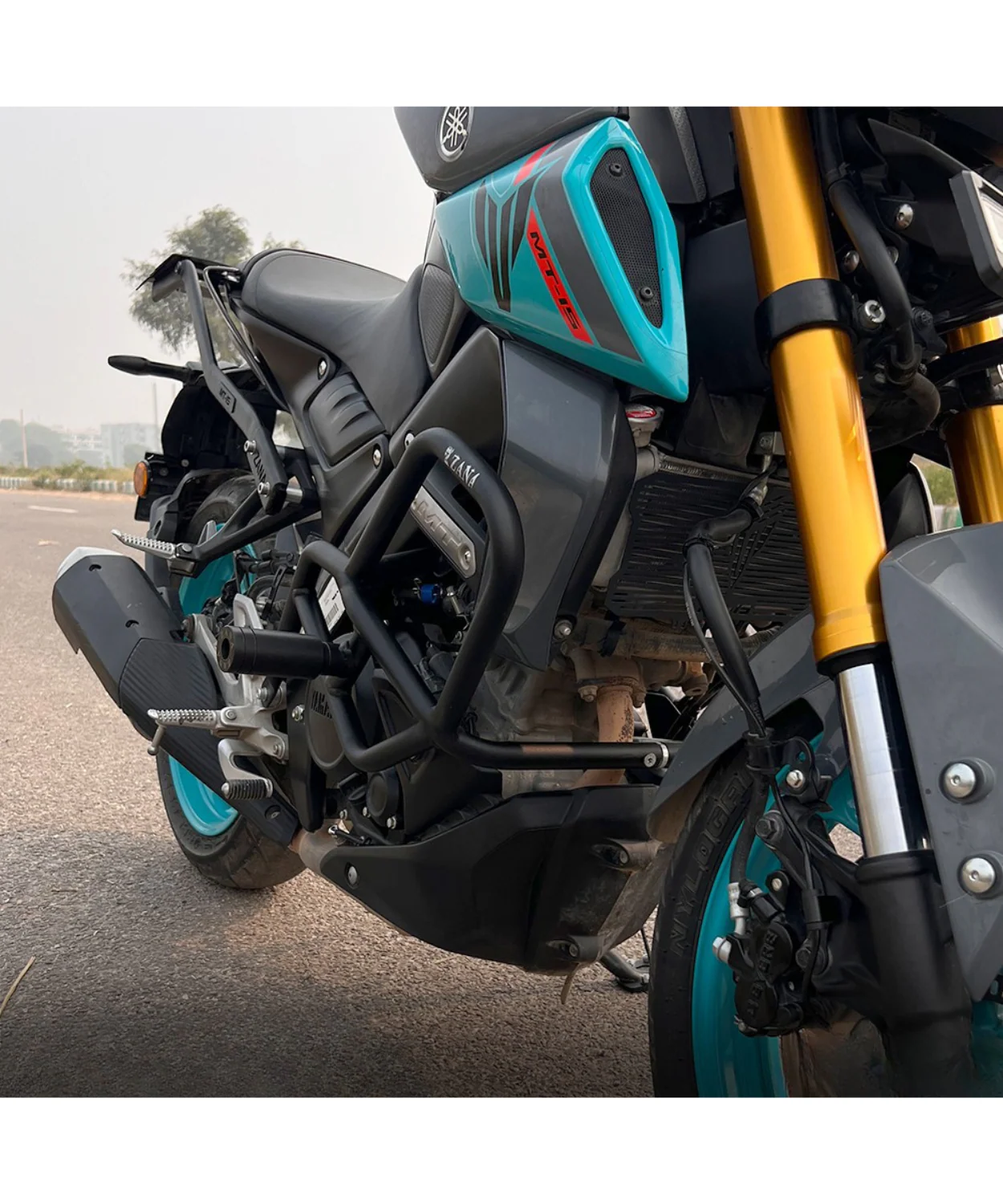 Zana Crash Guard with Slider Black for Yamaha MT 15 - ZI-8387 - Image 7