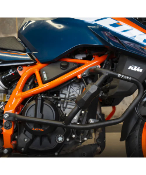 Zana Crash Guard With Slider Puck Black For KTM Duke 390/250/200/390 Gen 3 - ZI-8417 - Image 5
