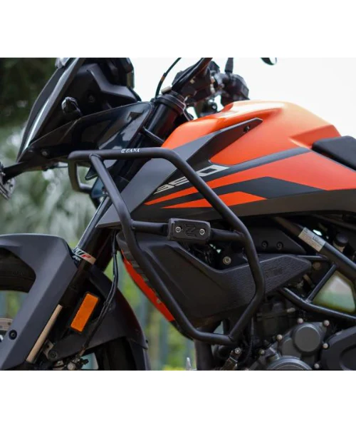 Zana Crash Guard With Slider Texture Matt Black for KTM 250/390 / 390 X ADV - ZI-7013 - Image 2