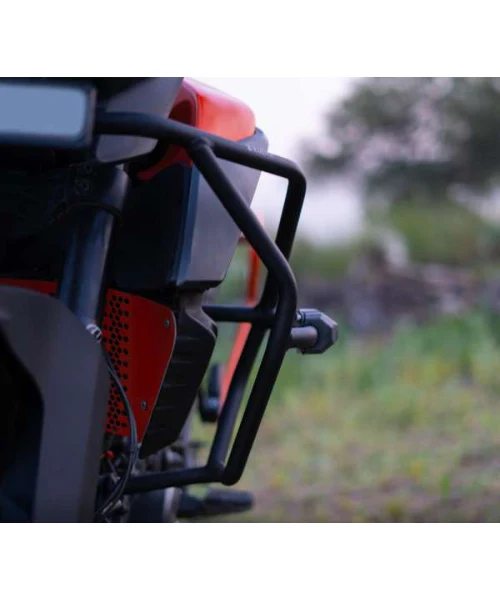Zana Crash Guard With Slider Texture Matt Black for KTM 250/390 / 390 X ADV - ZI-7013 - Image 6