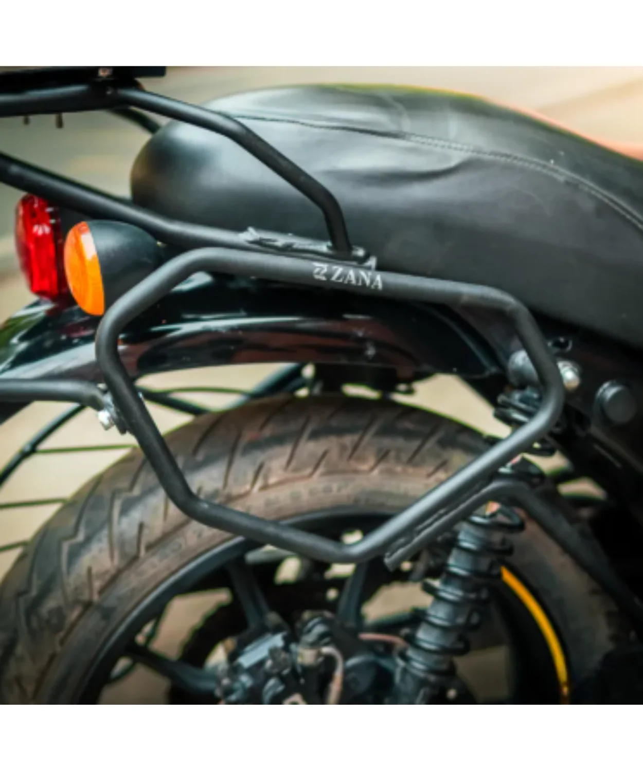 Zana Drake Saddle Stay for Royal Enfield Hunter 350 - Black - ZI-8569 - Image 5