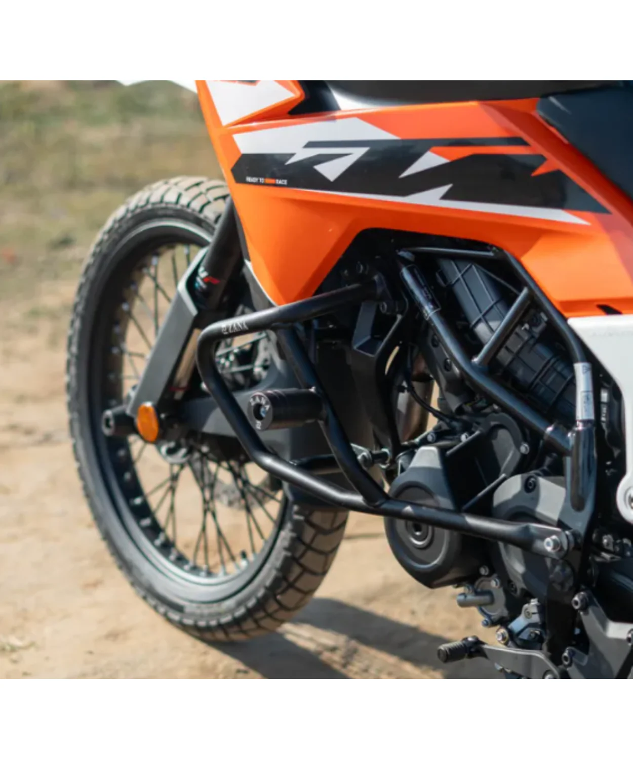 Zana Engine Guard With Slider Black for KTM ADV 390 2025 - ZI-8555 - Image 3