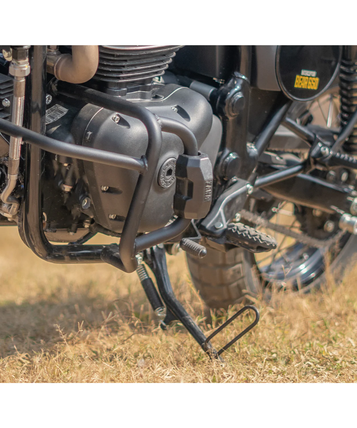Zana Engine Guard with Slider Puck for Bear 650 MS Black - ZI-8544 - Image 6