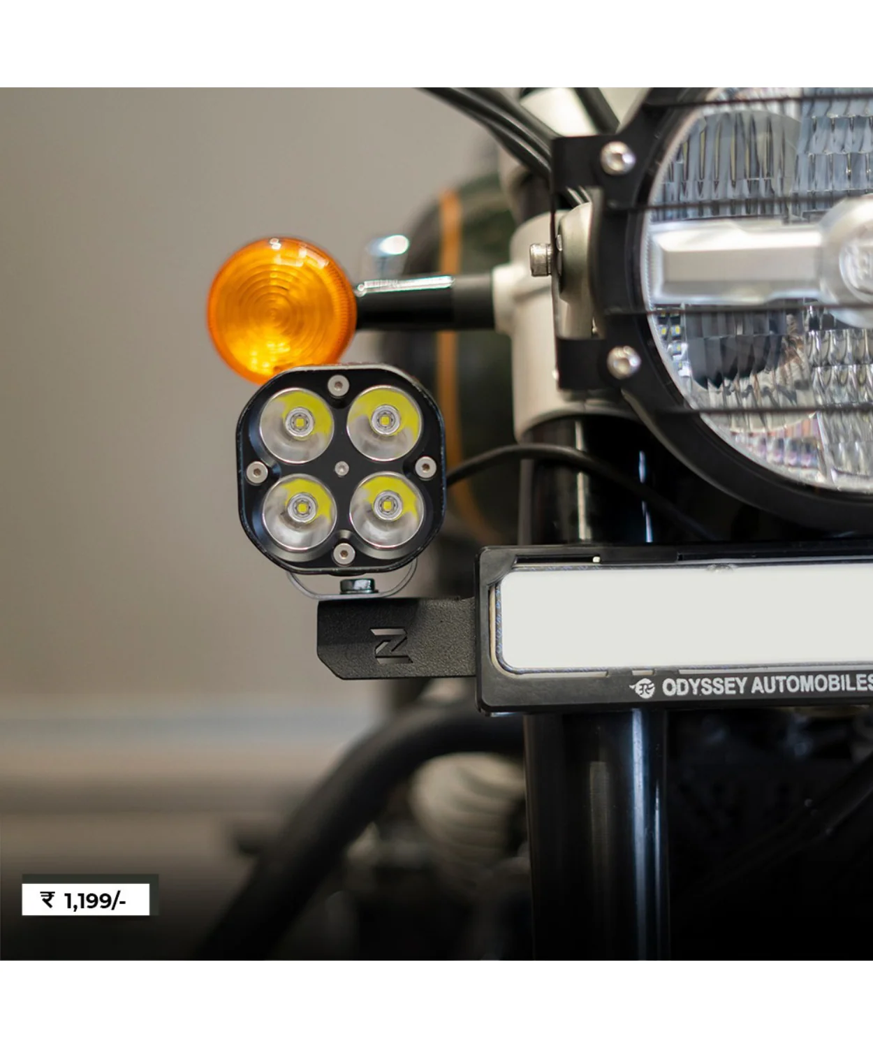 Zana Fog Light Mount for Royal Enfield Super Meteor 650 - ZI-8354 - Image 3