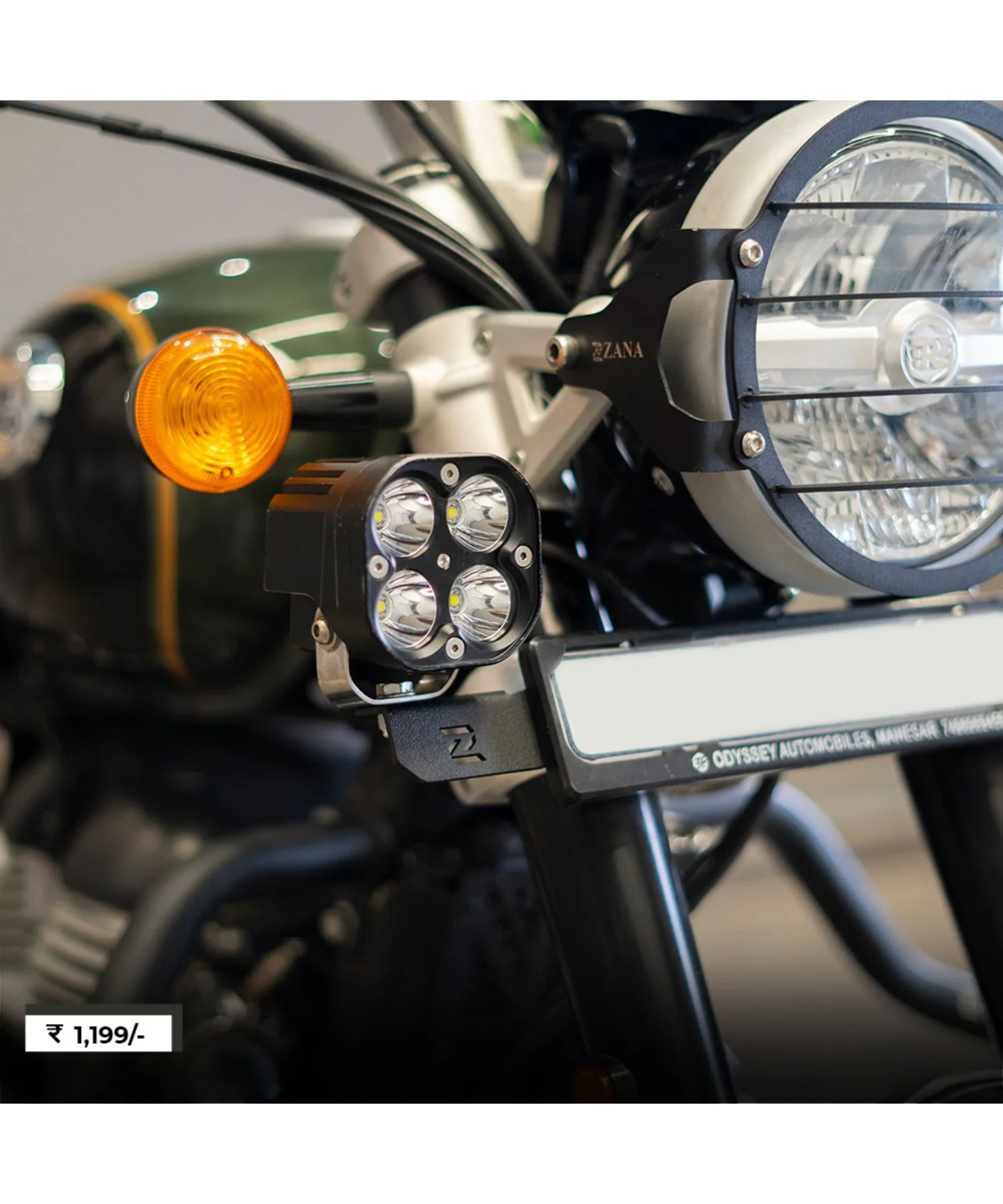Zana Fog Light Mount for Royal Enfield Super Meteor 650 - ZI-8354 - Image 5