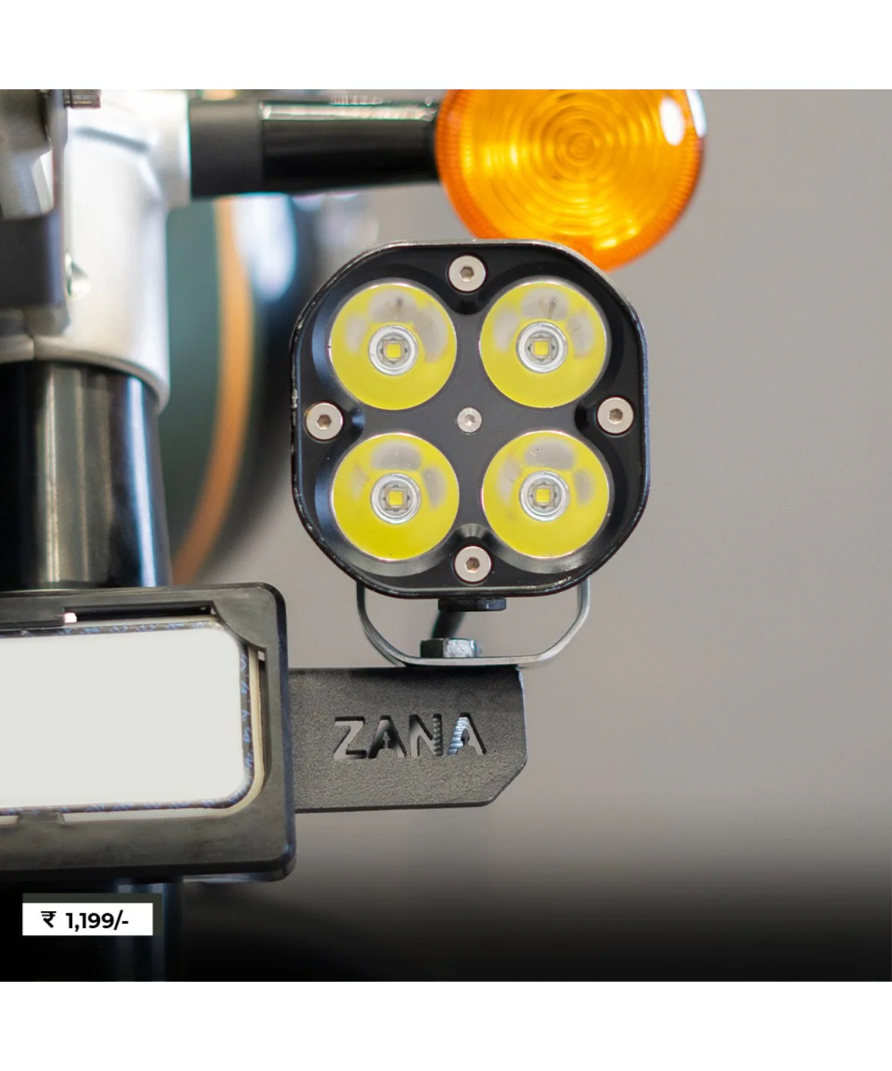 Zana Fog Light Mount for Royal Enfield Super Meteor 650 - ZI-8354 - Image 6