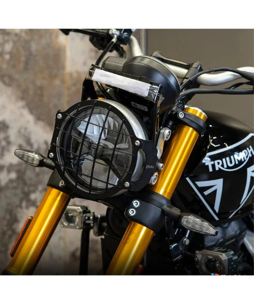 Zana Head Light Grill Black For Triumph Speed 400 - ZI-8371 - Image 2