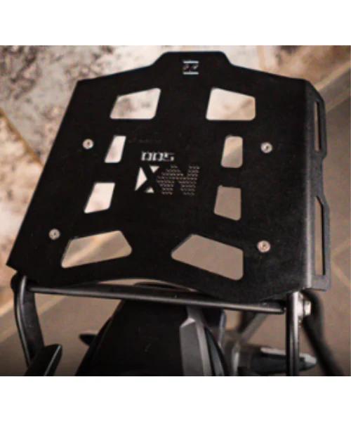 Zana Mild Steel Top rack with Plate For Honda NX500 - Black - ZI-8471 - Image 6