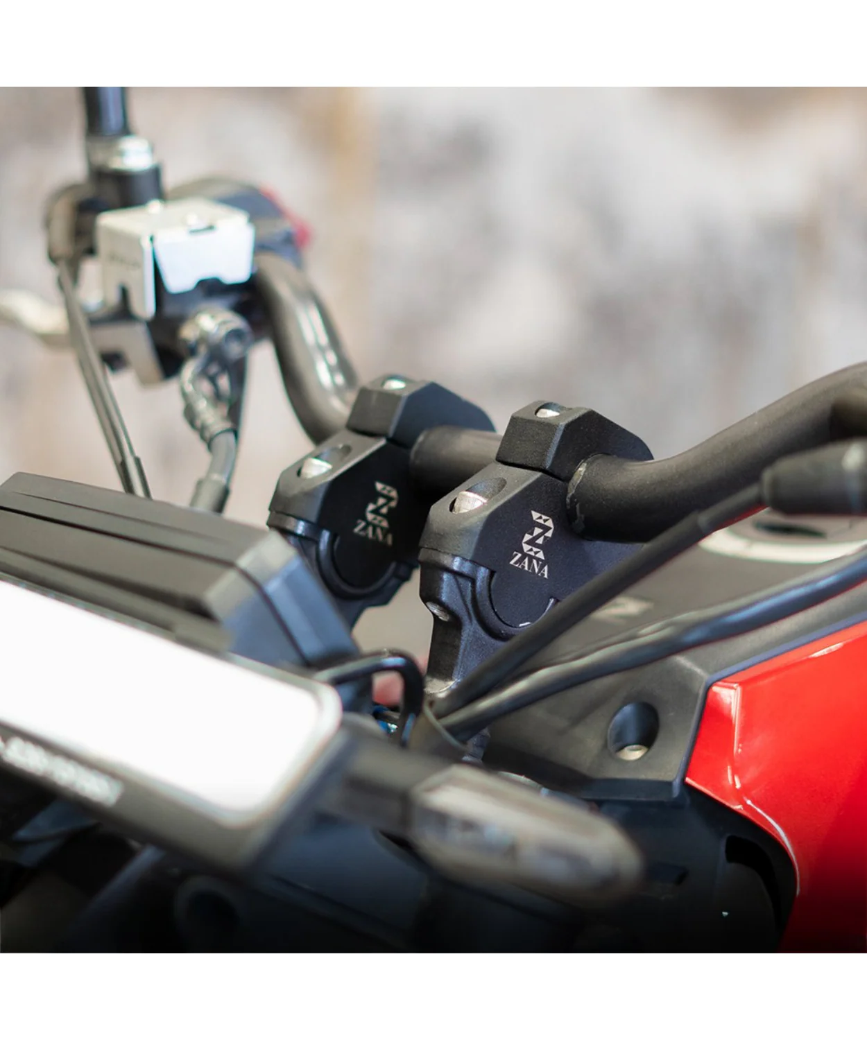 Zana Offset Handle Bar Riser Aluminum for CB300R - ZI-8356 - Image 2