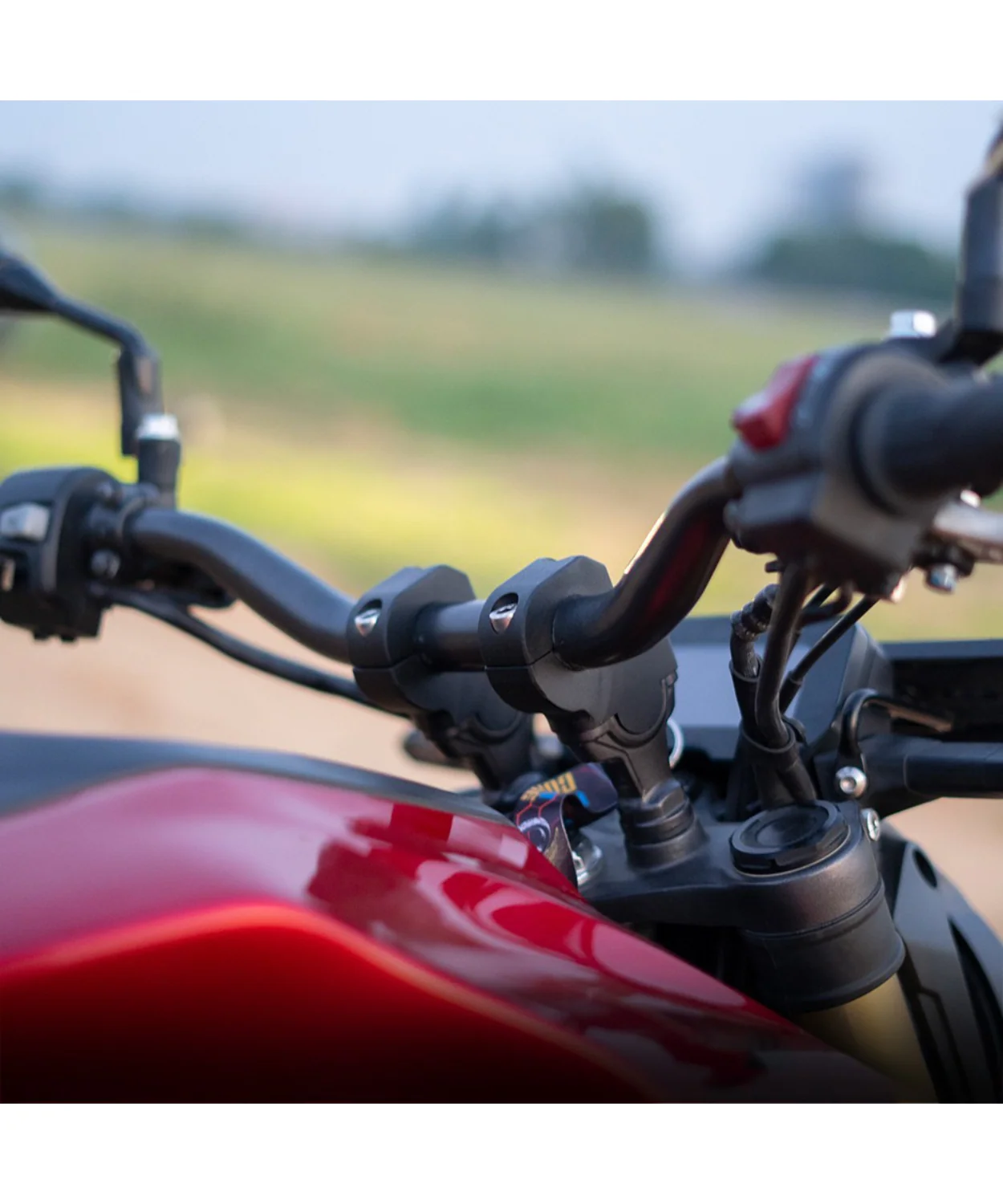 Zana Offset Handle Bar Riser Aluminum for CB300R - ZI-8356 - Image 3