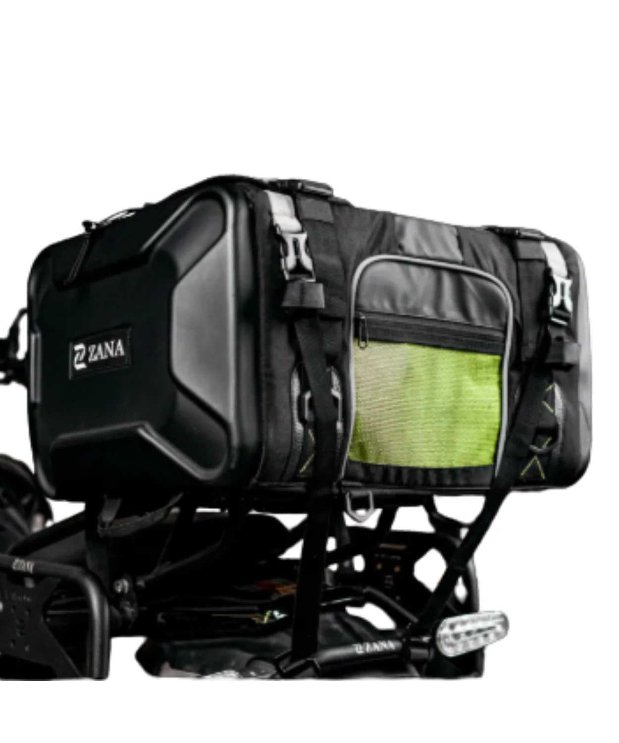 Zana Pro Hard Shell Tail Bag 50L with 2 Waterproof Storage Bag and 1 Bungee Cord - ZI-BG-011 - Image 3