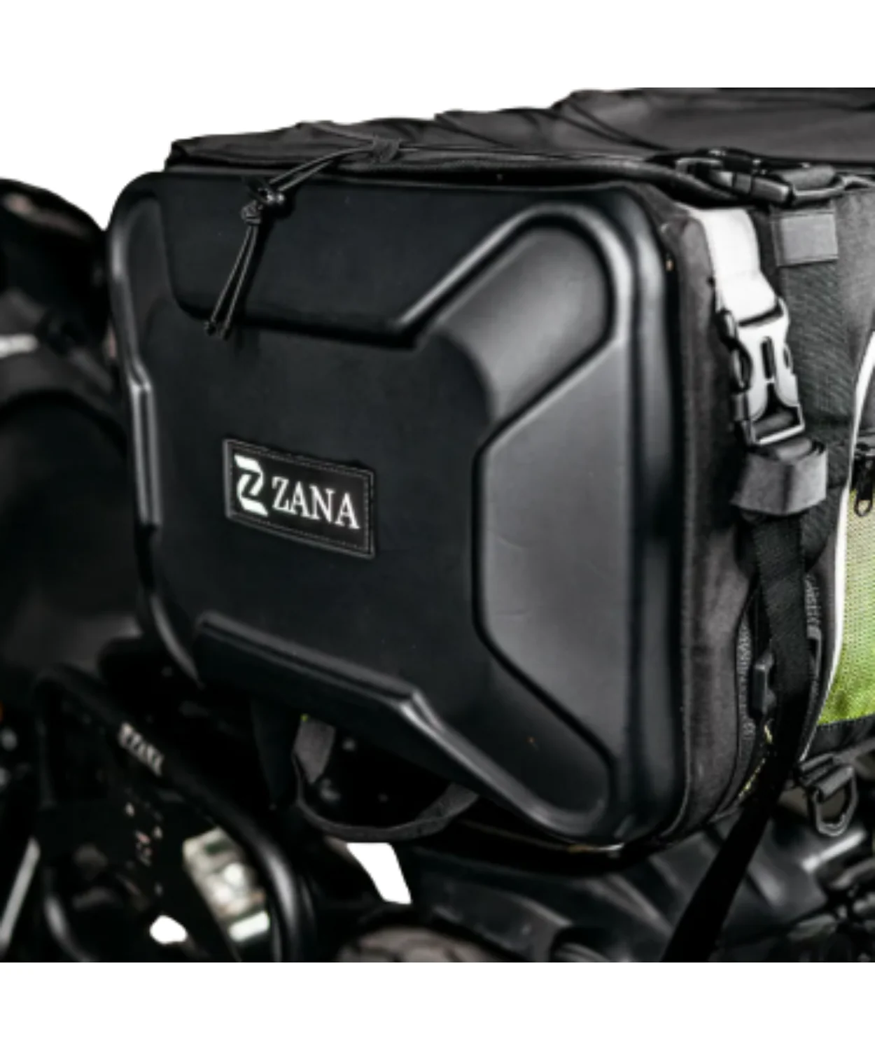 Zana Pro Hard Shell Tail Bag 50L with 2 Waterproof Storage Bag and 1 Bungee Cord - ZI-BG-011 - Image 5