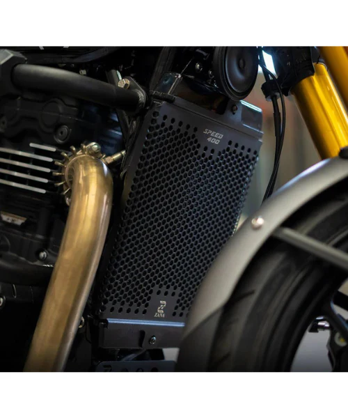Zana Radiator Grill Honeycomb Black For Triumph Speed 400 - ZI-8367 - Image 2