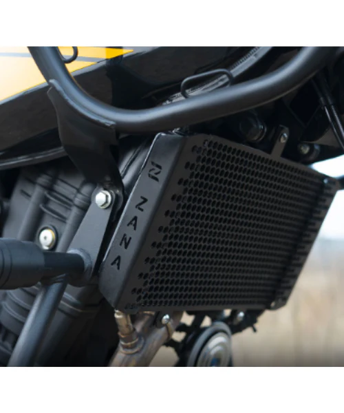 Zana Radiator Guard Aluminium Black For Himalayan 450 - ZI-8438 - Image 2