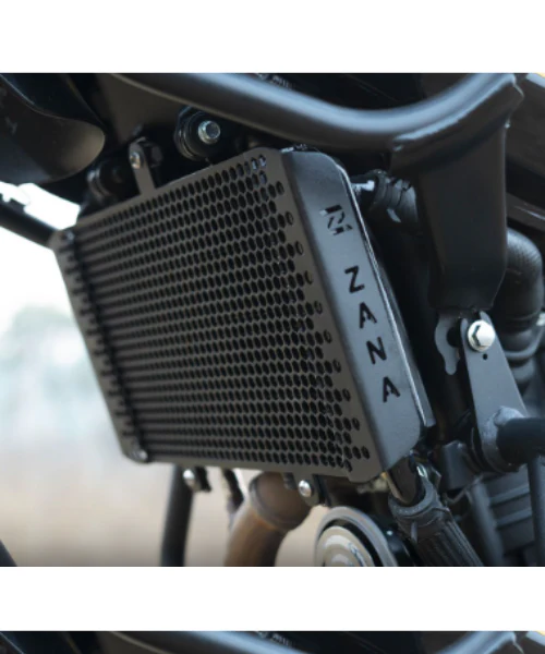 Zana Radiator Guard Aluminium Black For Himalayan 450 - ZI-8438 - Image 4