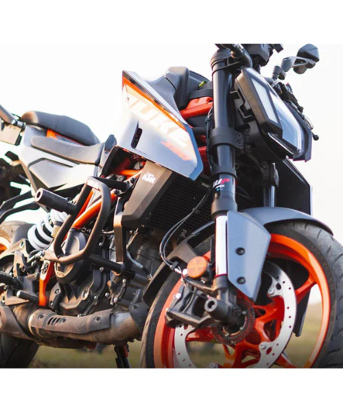 Zana Radiator Guard Honeycomb Black For KTM Duke 390/250/200/390 Gen 3 - ZI-8410 - Image 2