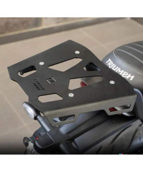 Zana Top Rack With Aluminum Plate T-1 Black For For Triumph Speed 400 - ZI-8364 - Image 4