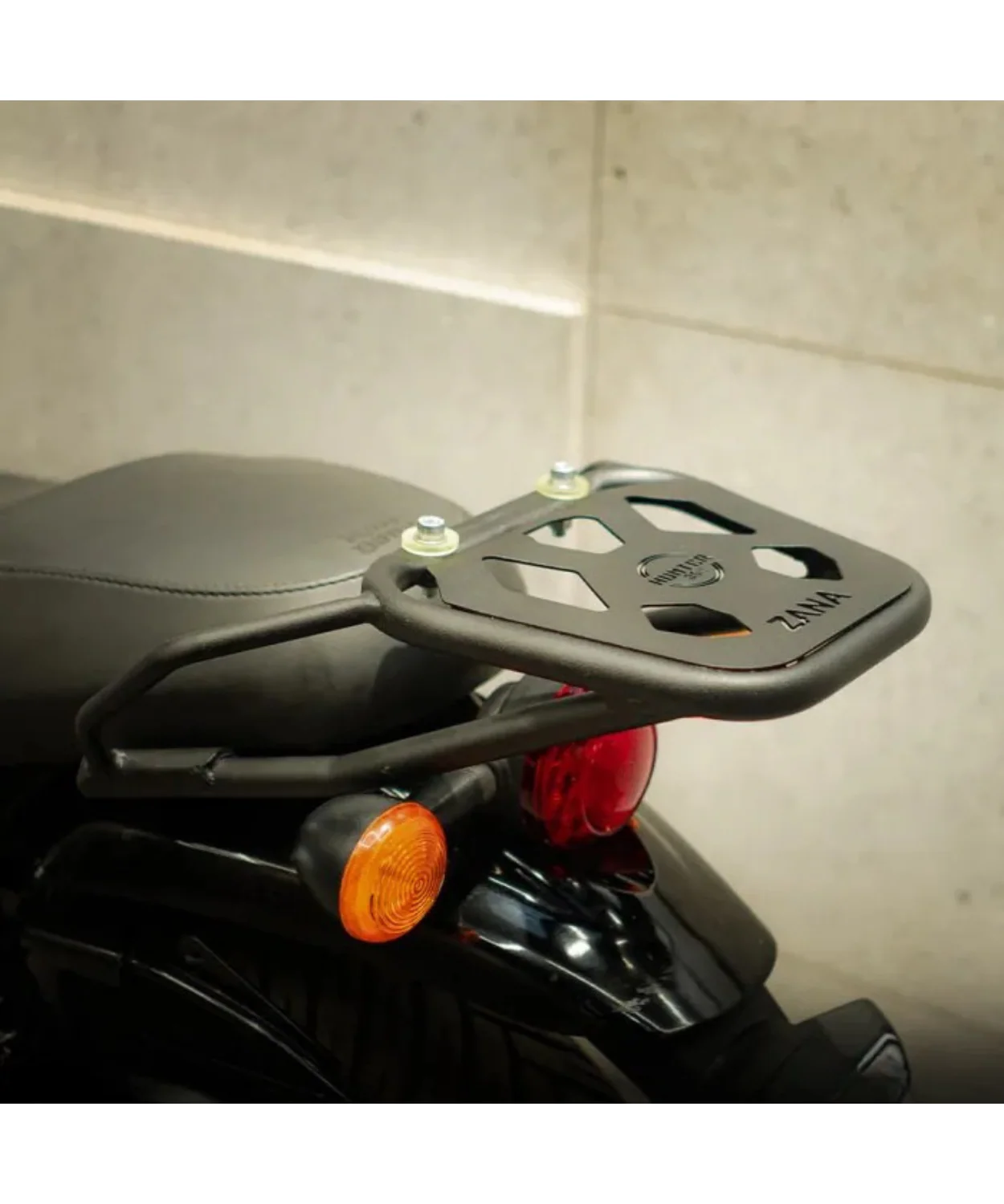 Zana Top Rack With Plate W-1 MS Compatible With Pillion Backrest for Royal Enfield Hunter 350 - ZI-8268 - Image 2