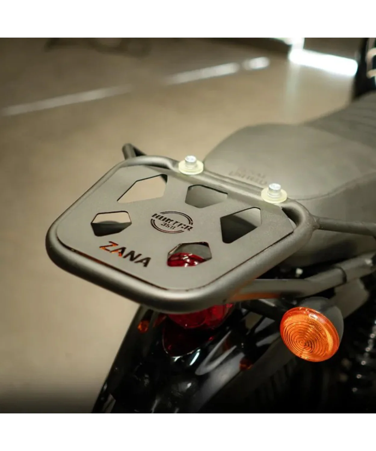 Zana Top Rack With Plate W-1 MS Compatible With Pillion Backrest for Royal Enfield Hunter 350 - ZI-8268 - Image 6