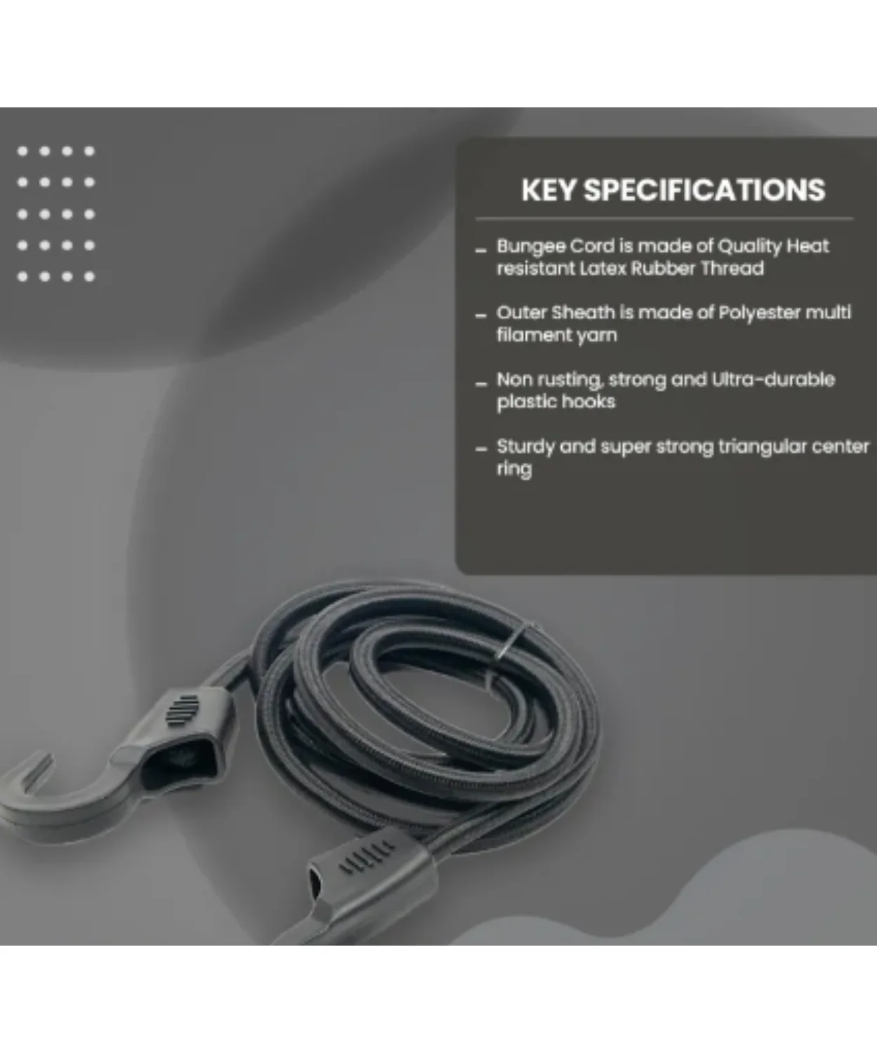 Zana Universal large Bungee Cord (150 cm) - ZI-BC-003 - Image 2